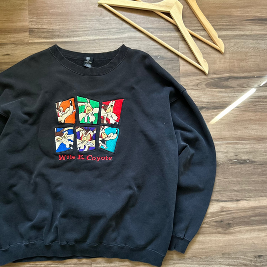 90s Wile E. Coyote Crewneck - XL