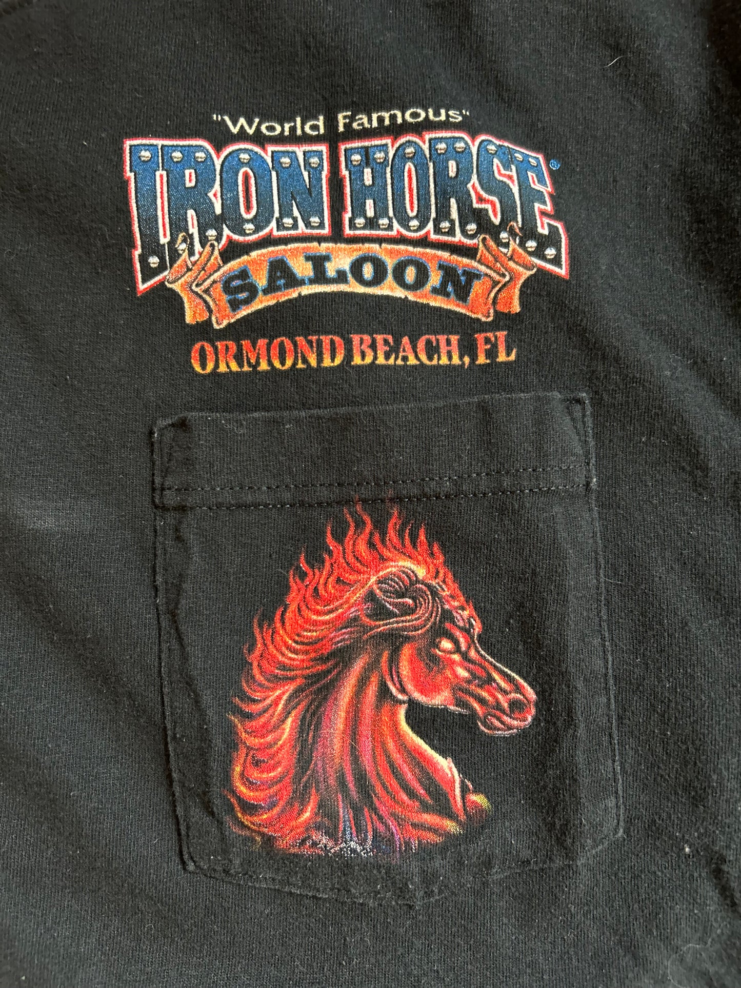 2008 World Famous Iron Horse Saloon Biker Shirt