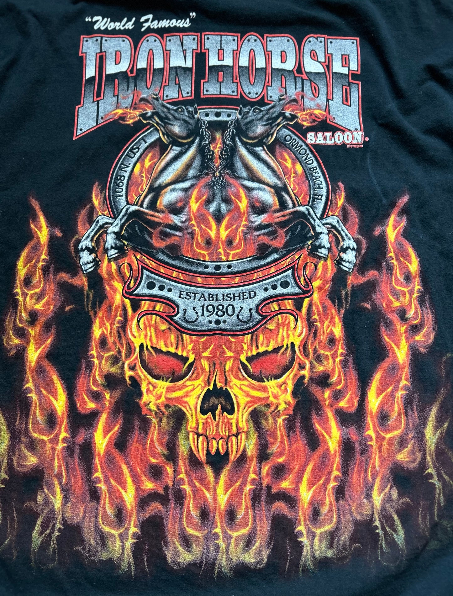 2008 World Famous Iron Horse Saloon Shirt - Fits like XXL