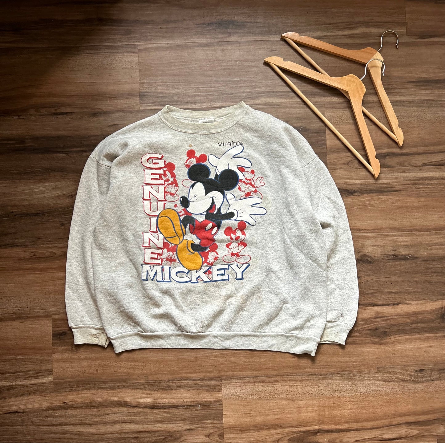 Virginia Genuine Mickey Crewneck - XL