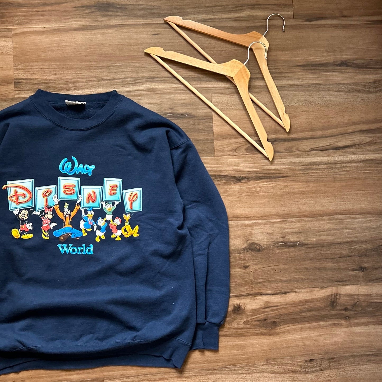 Made in USA Blue Walt Disney World Crewneck - M