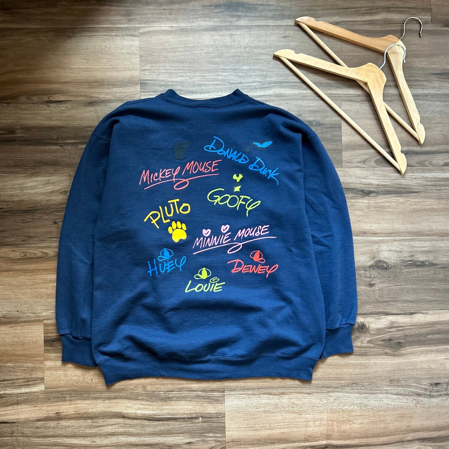 Made in USA Blue Walt Disney World Crewneck - M