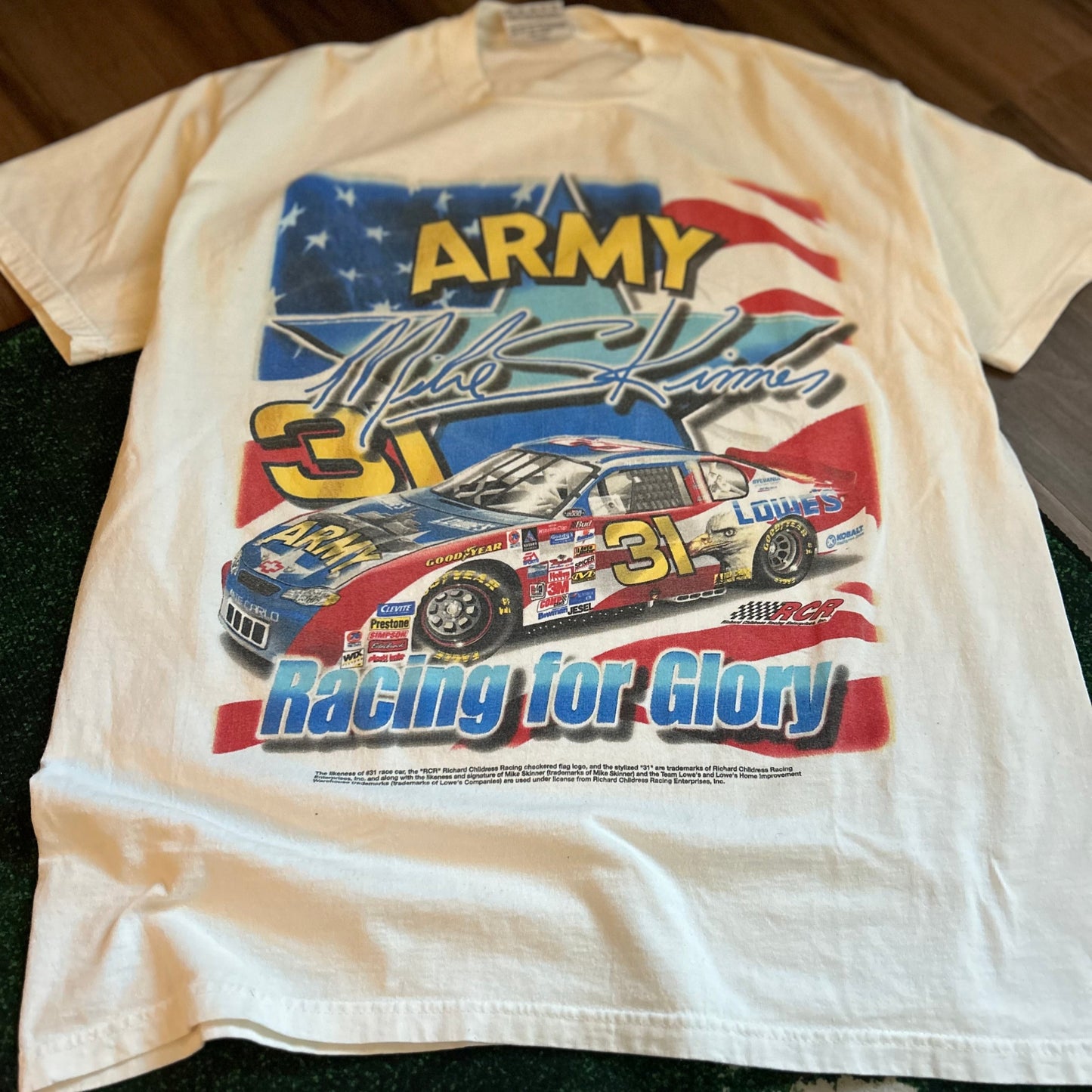 2000's Mark Skinner Army Nascar Shirt - L