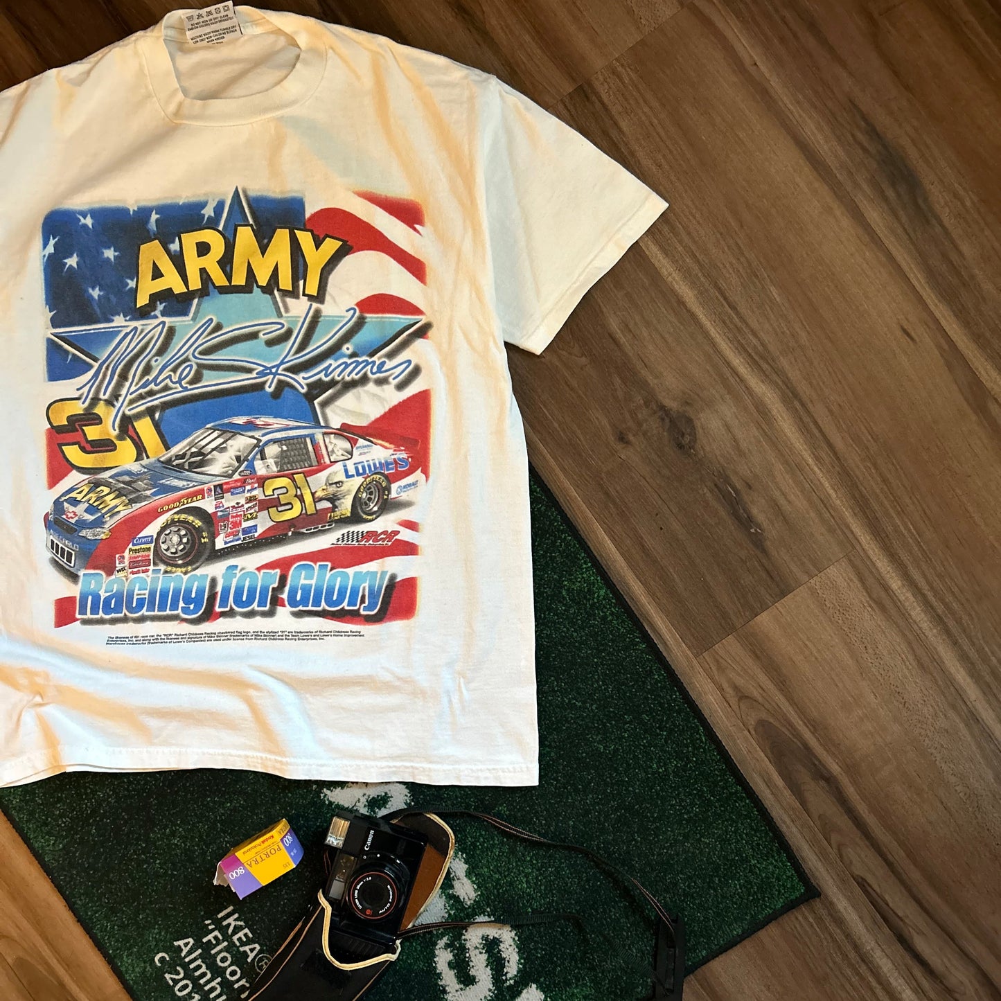 2000's Mark Skinner Army Nascar Shirt - L