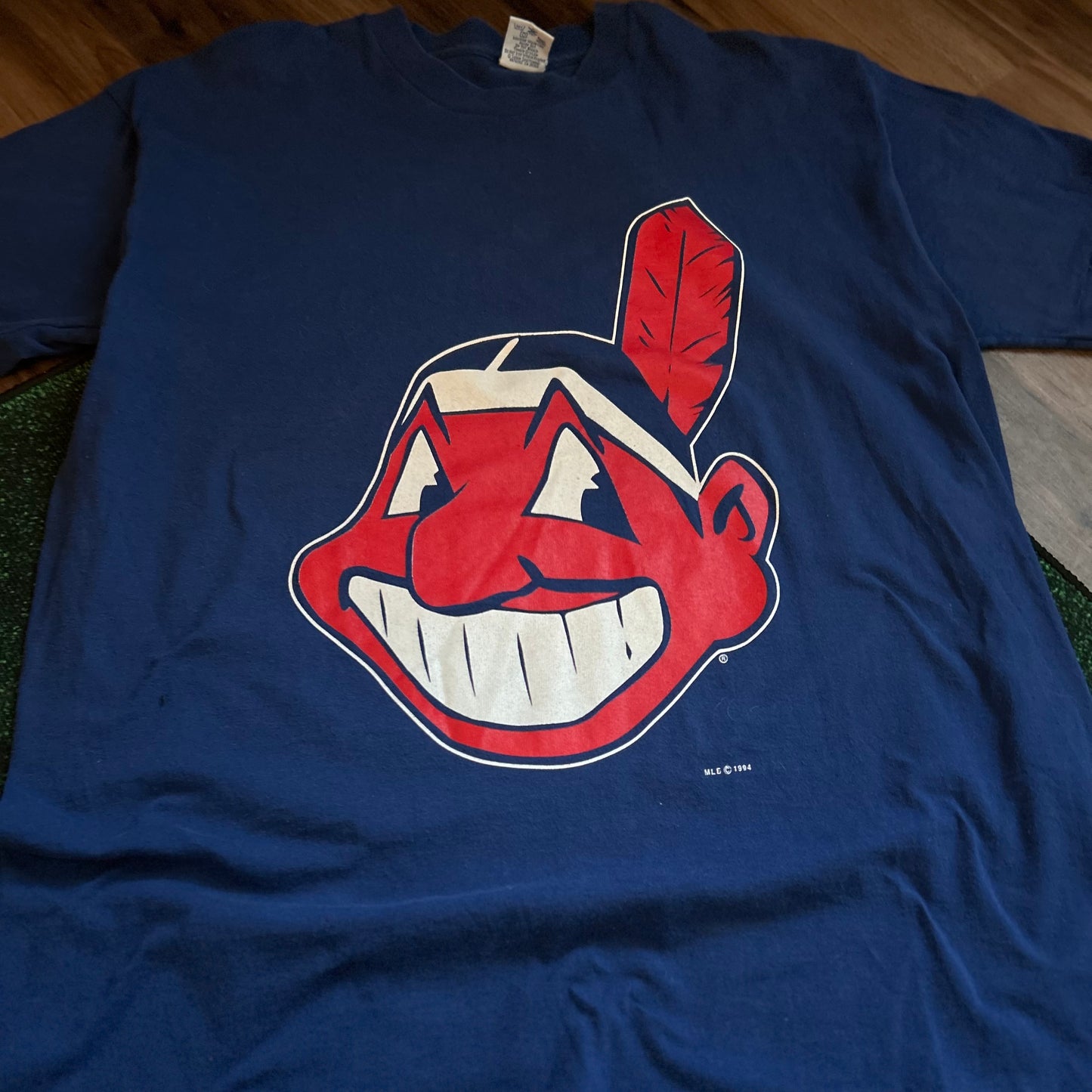 1994 Made in USA Cleveland Indians MLB Salem Shirt - L