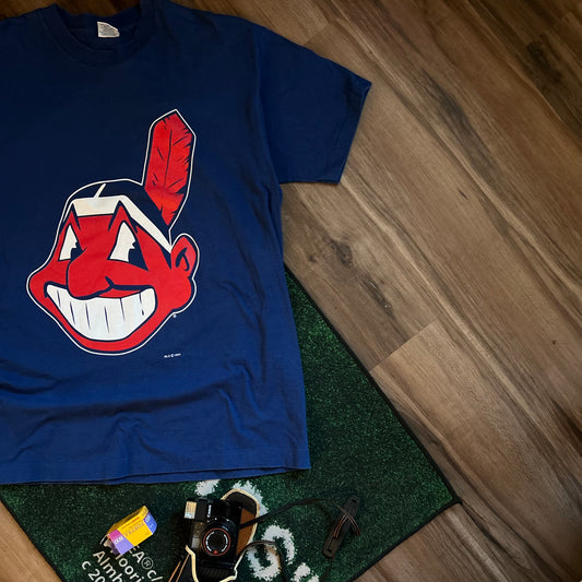 1994 Made in USA Cleveland Indians MLB Salem Shirt - L