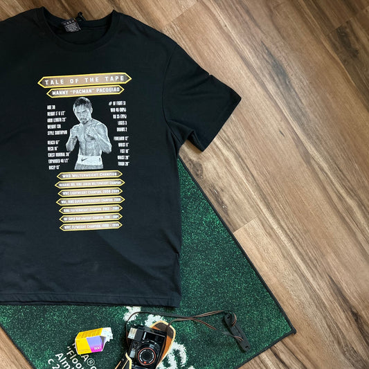 Tale of the Tape Manny "Pacman" Pacquiao Shirt - Tagged L fits like M/L